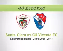 Prognóstico Santa Clara Gil Vicente FC (25 outubro 2024)