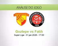 Prognóstico Goztepe Fatih (31 janeiro 2026)