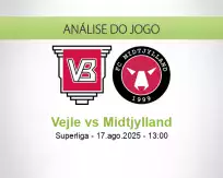 Prognóstico Vejle Midtjylland (17 agosto 2025)