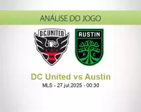 Prognóstico DC United Austin (27 julho 2025)