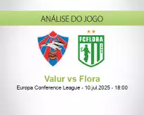 Prognóstico Valur Flora (10 julho 2025)