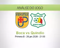 Prognóstico Boca Quindío (26 janeiro 2026)