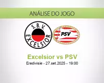 Prognóstico Excelsior PSV (27 setembro 2025)