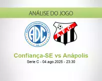 Prognóstico Confiança-SE Anápolis (04 agosto 2025)