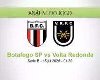 Prognóstico Botafogo SP Volta Redonda (15 julho 2025)