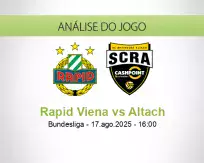 Prognóstico Rapid Viena Altach (17 agosto 2025)