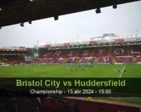 Prognóstico Bristol City Huddersfield (13 abril 2024)