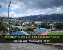 Prognóstico Marítimo CF Os Belenenses (05 março 2024)