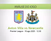Prognóstico Aston Villa Newcastle (16 agosto 2025)