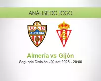 Prognóstico Almería Gijón (20 setembro 2025)