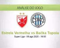 Prognóstico Estrela Vermelha Bačka Topola (09 agosto 2025)