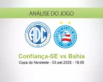 Prognóstico Confiança-SE Bahia (03 setembro 2025)