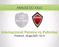 Prognóstico Internacional Palmira Patriotas (26 agosto 2025)