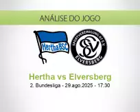 Prognóstico Hertha Elversberg (29 agosto 2025)