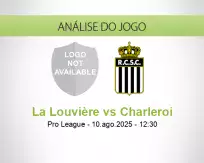 Prognóstico La Louvière Charleroi (10 agosto 2025)