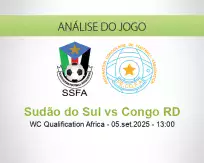 Prognóstico Sudão do Sul Congo RD (05 setembro 2025)