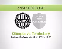 Prognóstico Olimpia Tembetary (19 julho 2025)