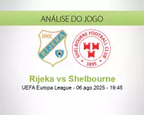 Prognóstico Rijeka Shelbourne (06 agosto 2025)