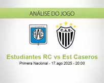 Prognóstico Estudiantes RC Est Caseros (17 agosto 2025)