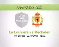 Prognóstico La Louvière Mechelen (22 fevereiro 2026)