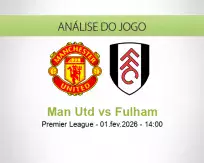 Prognóstico Man Utd Fulham (01 fevereiro 2026)