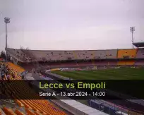 Prognóstico Lecce Empoli (13 abril 2024)
