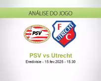 Prognóstico PSV Utrecht (15 fevereiro 2025)