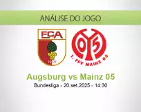 Prognóstico Augsburg Mainz 05 (20 setembro 2025)