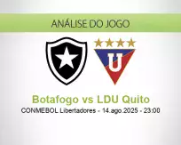 Prognóstico Botafogo LDU Quito (14 agosto 2025)