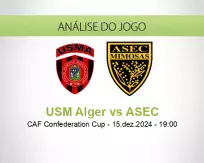 Prognóstico USM Alger ASEC (15 dezembro 2024)