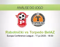 Rabotnički vs Torpedo BelAZ