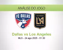 Prognóstico Dallas Los Angeles (24 agosto 2025)