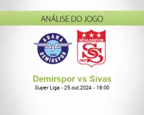 Prognóstico Demirspor Sivas (25 outubro 2024)