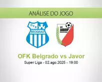 Prognóstico OFK Belgrado Javor (02 agosto 2025)