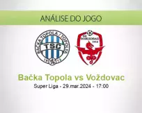 Prognóstico Bačka Topola Voždovac (29 março 2024)