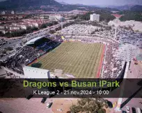 Dragons vs Busan IPark