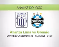 Prognóstico Alianza Lima Grêmio (17 julho 2025)