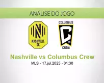 Prognóstico Nashville Columbus Crew (17 julho 2025)
