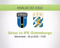 Prognóstico Sirius IFK Gotemburgo (20 julho 2025)