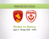 Prognóstico Rodez Nancy (09 agosto 2025)