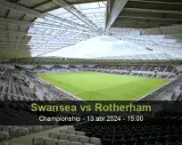 Prognóstico Swansea Rotherham (13 abril 2024)