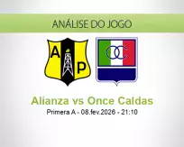 Prognóstico Alianza Once Caldas (08 fevereiro 2026)