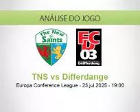 Prognóstico TNS Differdange (23 julho 2025)