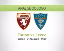 Prognóstico Torino Lecce (01 fevereiro 2026)