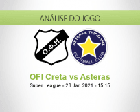 Prognóstico OFI Creta Asteras (26 Janeiro 2021)