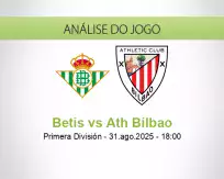 Prognóstico Betis Ath Bilbao (31 agosto 2025)