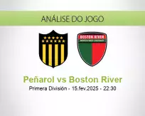 Prognóstico Peñarol Boston River (15 fevereiro 2025)