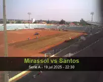 Prognóstico Mirassol Santos (19 julho 2025)