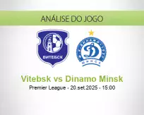 Prognóstico Vitebsk Dinamo Minsk (20 setembro 2025)
