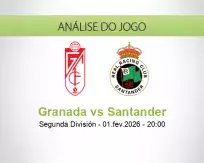 Prognóstico Granada Santander (01 fevereiro 2026)